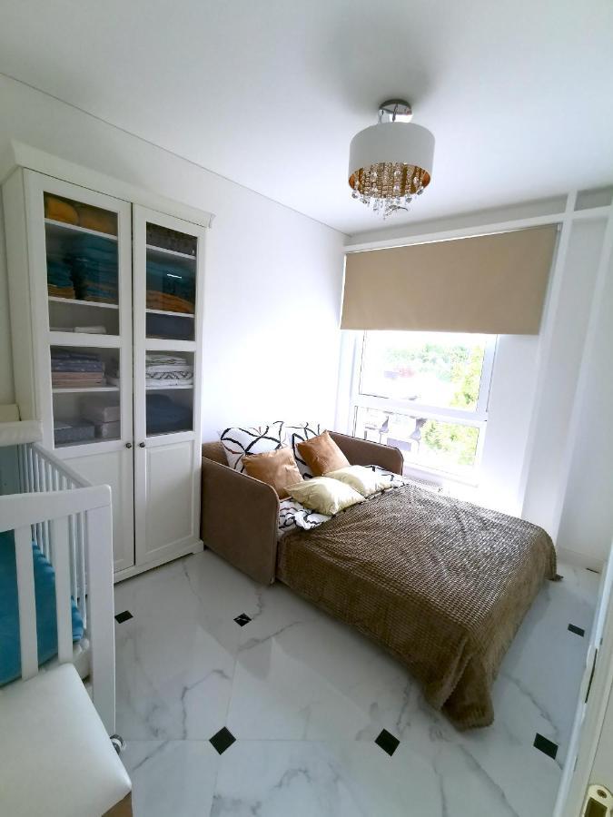 Luxury Penthouse With Large Terrace & Panoramic Old Town View Apartment Vilnius Bagian luar foto
